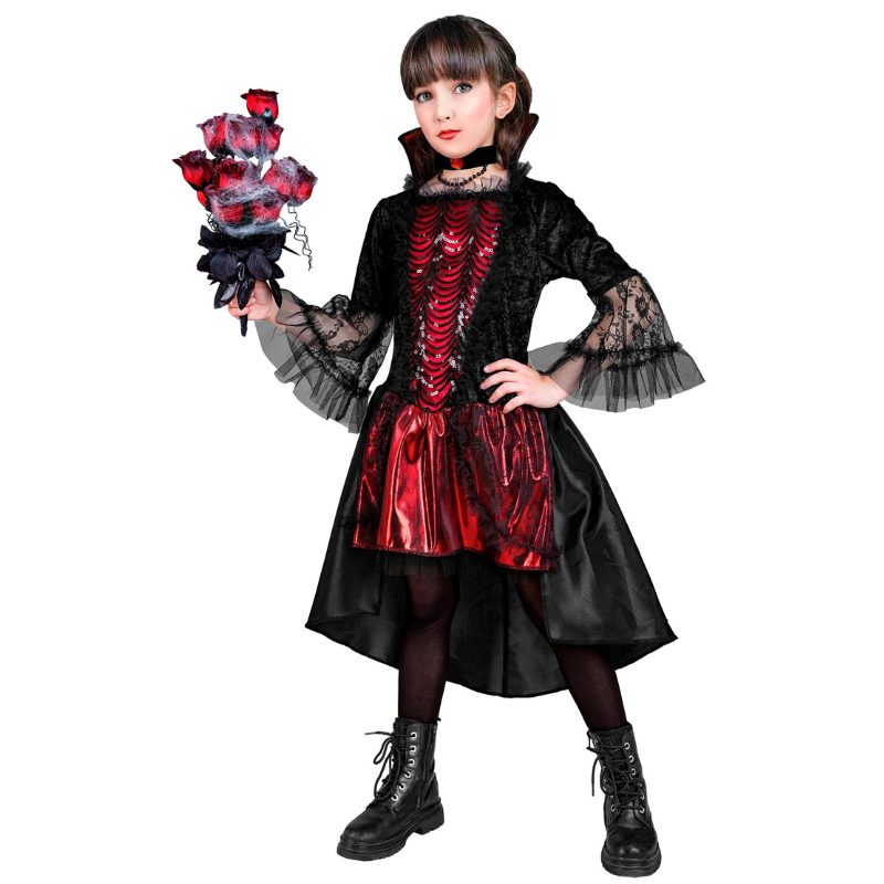 Girls’ vampire costume – cheap | Partyshop.lu